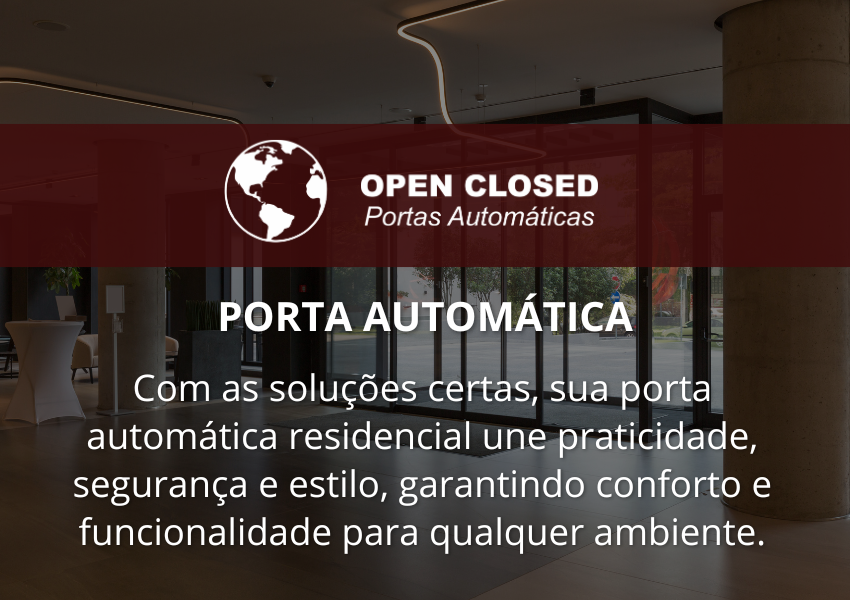 Porta Automática Residencial 9 Soluções Modernas para sua Casa!